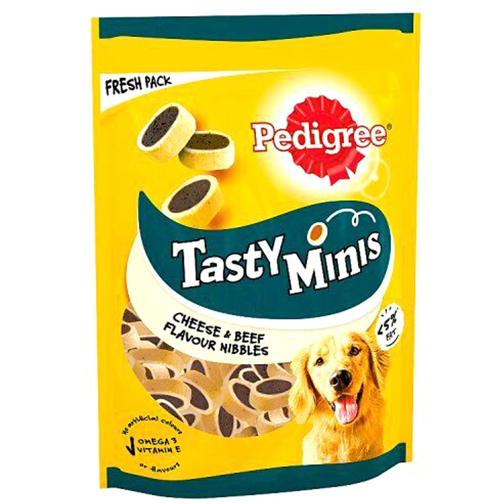 Pedigree-Tasty-Minis-Dog-Treats-Cheesy-Nibbles-with-Cheese-and-Beef-140g Pedigree-Tasty-Minis-Dog-Treats-Cheesy-Nibbles-with-Cheese-and-Beef-140g